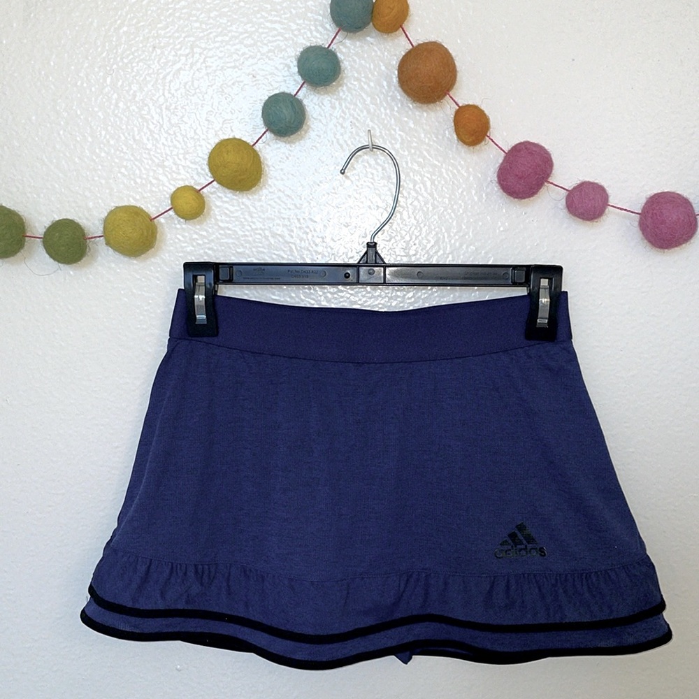 Adidas Climachill Tennis Skirt/Skort with Ruffle Detail- Size Small